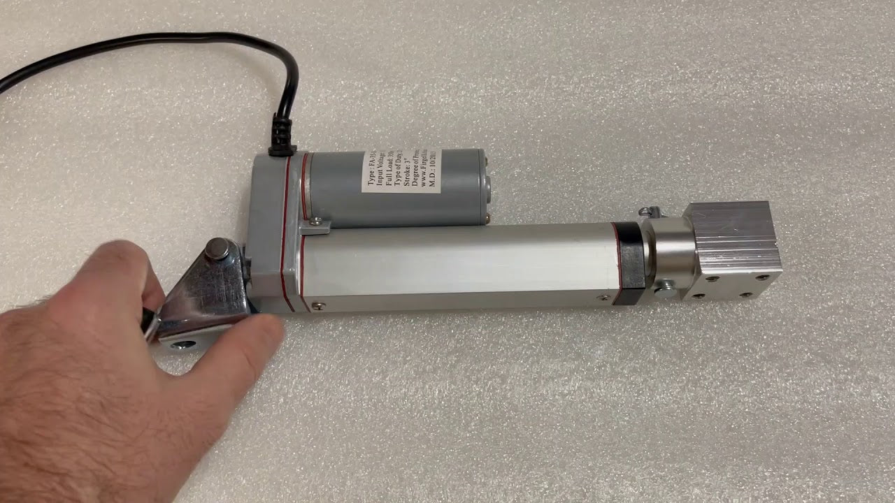Linear Actuator Bracket Video