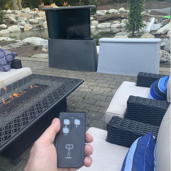 Outdoor TV Cabinet - With built-in Remote Control TV Lift Mechanism Product Image