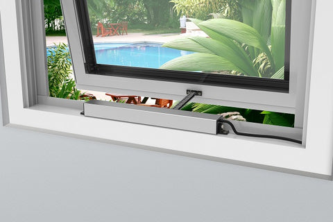 Linear actuator installed in outdoor environment where IP65 or higher protection is needed against rain and dust