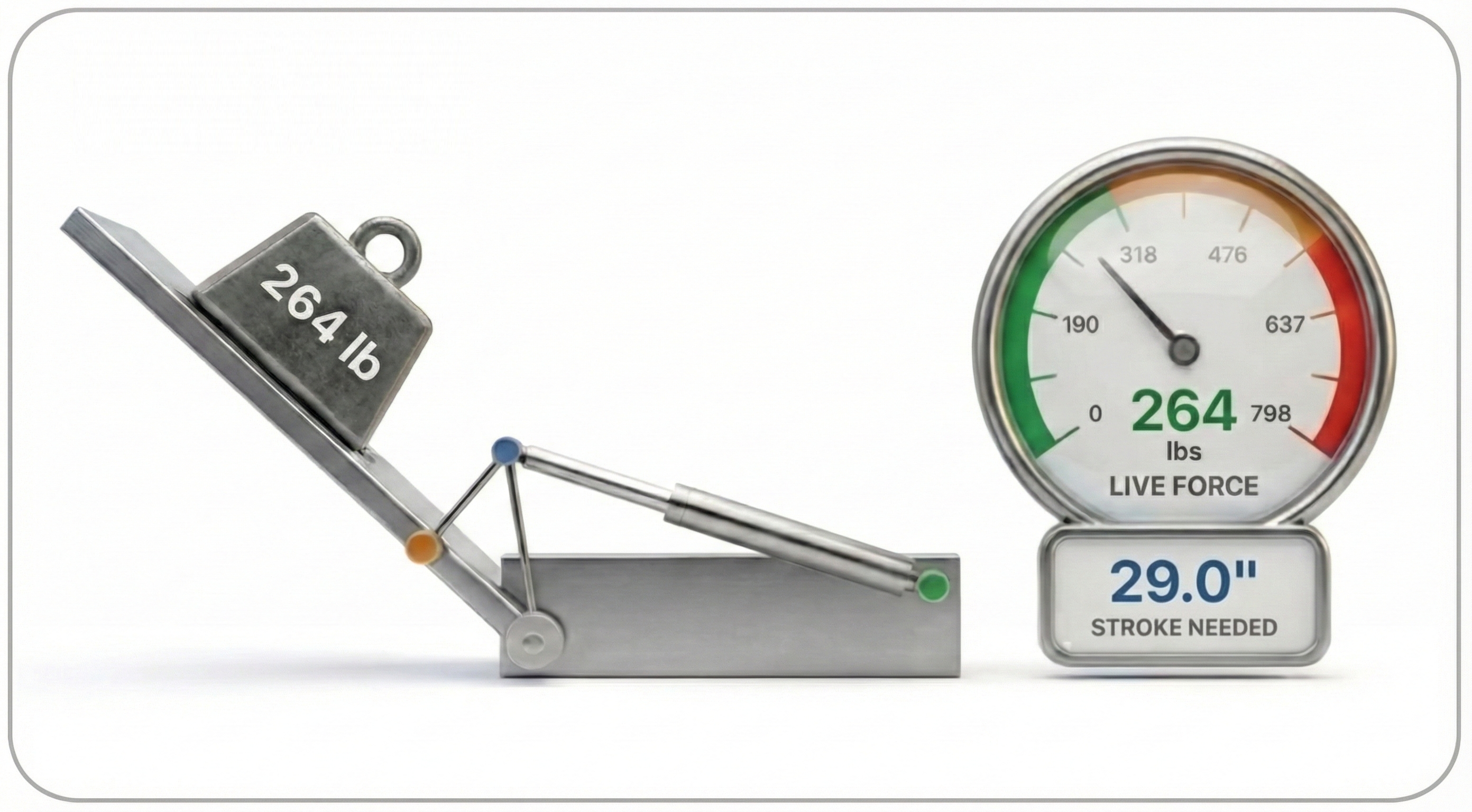 Panel Flip Actuator Calculator