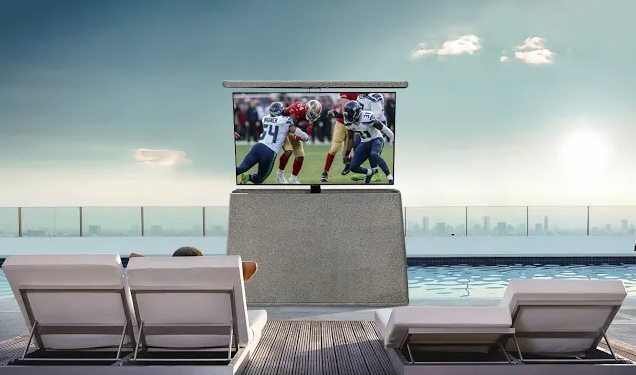 outdoor tv lift video